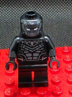 LEGO Black Panther Minifigure SH1019 Marvel Super Heroes CMF Lot HTF Rare